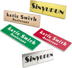 Custom Laser Engraved Name Badges by Unknown