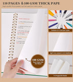 Blank Spiral Notebook Journal 8.5” x 11”, A4 Large Sketch Book - Image 4