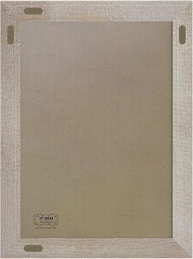 HBCY Creations 18" X 24" Weathered Lightwash Solid Wood Frame Wall Chalkboard - Image 5