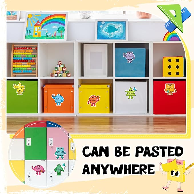 Henoyso 108 Pcs Shape Desk Name Tags - Image 4