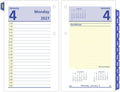 AT-A-GLANCE 2027 Desk Calendar Refill, Daily, 3.5" x 6", Standard, Loose-Leaf, QuickNotes (E5175027)
