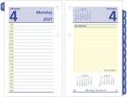 AT-A-GLANCE 2027 Desk Calendar Refill, Daily, 3.5" x 6", Standard, Loose-Leaf, QuickNotes (E5175027)