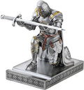NCQIXIAO Medieval Templar Vanguard Officer Knight Pen Holder Pen Stand Desk by NCQIXIAO