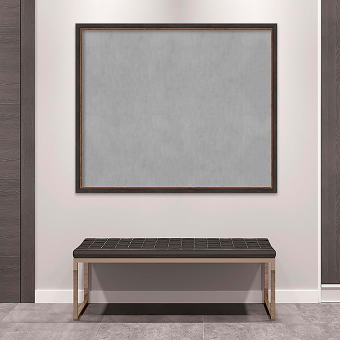 Amanti Art Black Framed Magnetic Board 43x51 Oversize Vision Board - Image 5