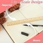 QTLCOHD 144 Pack 12 Inch Wooden Ruler, Pine Wood Measuring Rulers Bulk - Image 5