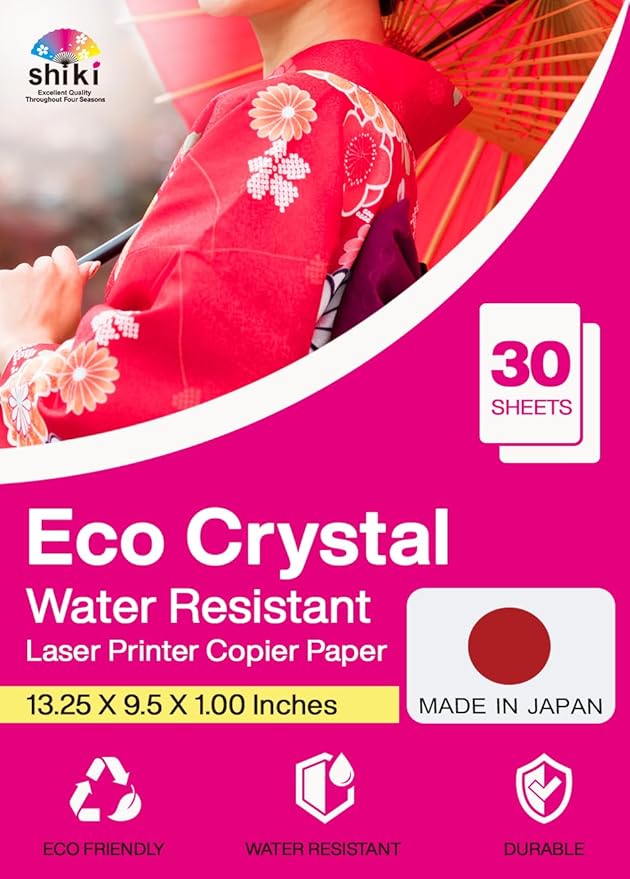 SHIKI Eco Crystal Laser Printer Paper/Copier by SHIKI