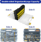 Double Side Tool Box Organizer, Hardware Storage Box, Portable Small Parts - Image 6