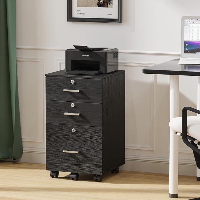 VINGLI 3-Drawer File Cabinet - Image 7