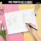 Bullet Dotted Journal Dot Grid Notebook | A5 Daily Journaling Notebooks - Image 4