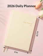 SUNEE 2026 Daily Planner A5 Hardcover – Hourly Schedule Organizer - Image 4