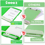 Sooez Clipboard with Storage, High Capacity Nursing Clip Board 8.5 x 11 with - Image 3