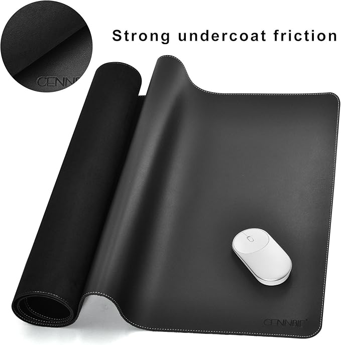 CENNBIE Leather Desk Mat Pad Blotter Protector, Extra Large Desk pad, Laptop - Image 5