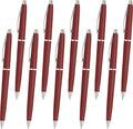 DISCOUNT PROMOS Langham Ballpoint Pens Set of 10, Bulk Pack by DISCOUNTPROMOS