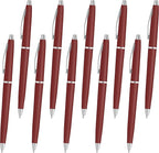 DISCOUNT PROMOS Langham Ballpoint Pens Set of 10, Bulk Pack by DISCOUNTPROMOS