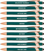 CRME 10pcs Inspirational Ballpoint Pens Set Different Copywriting Combination by Unknown