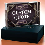 Custom Acrylic Sign Personalized, Custom Desk Name Plate, 18 Styles, - Image 4