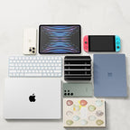 TEFONIA Vertical Laptop Stand Holder 5 Slots, Aluminum Space-Saving Laptop - Image 7