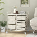 LDAILY 9 Drawer Rolling Storage Cart, Rolling Cart - Image 9
