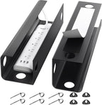 Yecaye 2 Pack Cable Management Under Desk, 31.5 in Under Desk Cable Management by Yecaye