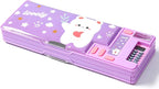 Pop Up Multifunction Pencil Case, Cute Cartoon Pen Box Organizer Stationery by Ristpal