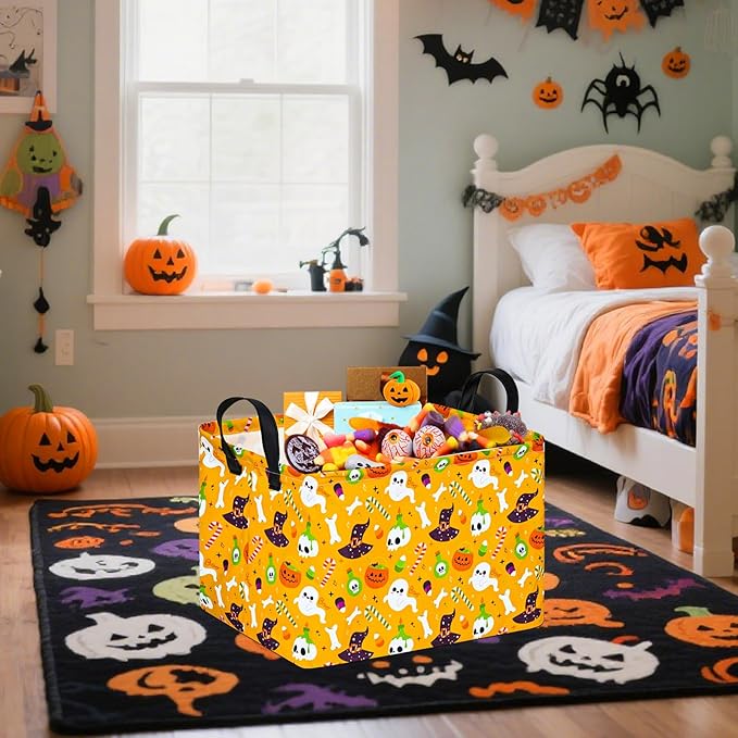 FUULOXE Halloween Empty Storage Basket - Image 3