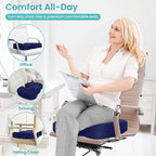 Office Chair Seat Cushion, Cooling Gel Enhanced Memory Foam Cushion - Image 5
