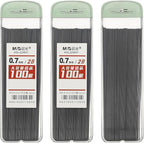 PATIKIL 300Pcs 2B Mechanical Pencil Lead, 0.7mm Black Lead Refill Break by PATIKIL