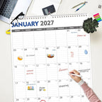 GuassLee Extra Large Wall Calendar 2026, 18 Months - Image 6