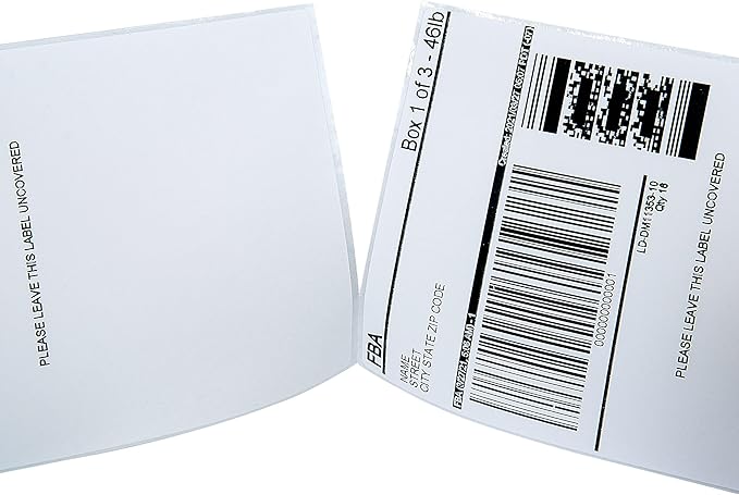 L LIKED 6000 4x6 Thermal Shipping Labels Fanfold, Direct Thermal Printer Labels - Image 4