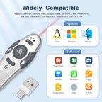 QUI Presentation Clicker Wireless Presenter Remote Clicker - Image 6