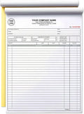Custom Invoice Book with Logo 100 Set Personalized Receipt Books Customized by Unknown