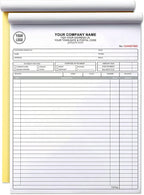 Custom Invoice Book with Logo 100 Set Personalized Receipt Books Customized by Unknown