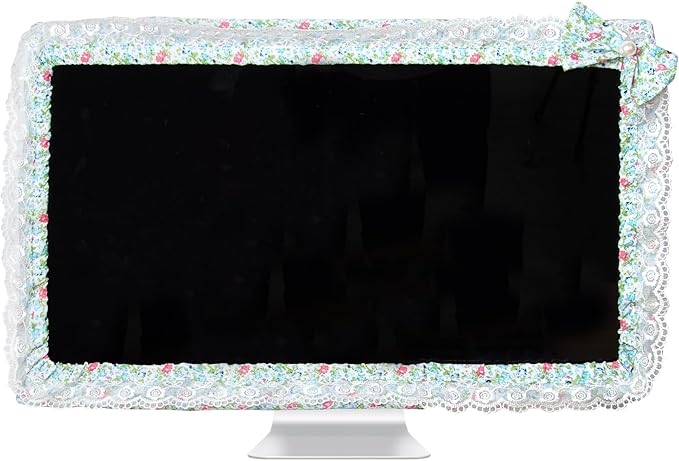Kingshion 24-inch Cute Lace Fabric Monitor Cover by Unknown