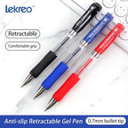 Lekreo Classic Retractable Gel Roller Pens, 0.7mm Fine Point - Image 7