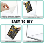 Wenqik 4 Packs 8. 5" x 14" Sign Holders Vertical l Shape Frame Acrylic Document - Image 3