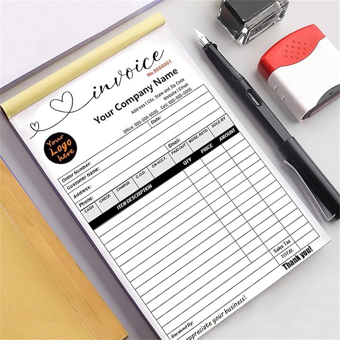 Custom Invoice Book in 3-Part /2-Part Receipt Book - Image 3