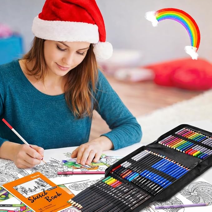Taotree 81 Pack Art Supplies for Adults Artists Gifts, Pro Art Kit Drawing - Image 6