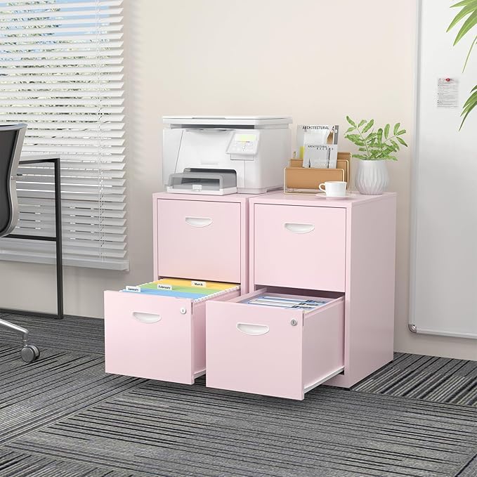 SteeLoong 2 Drawer File Cabinet - Image 4