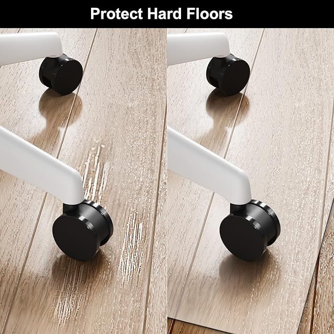Kuyal Office Chair Mat for Hardwood Floor, Easy Glide, Floor-Protector - Image 3