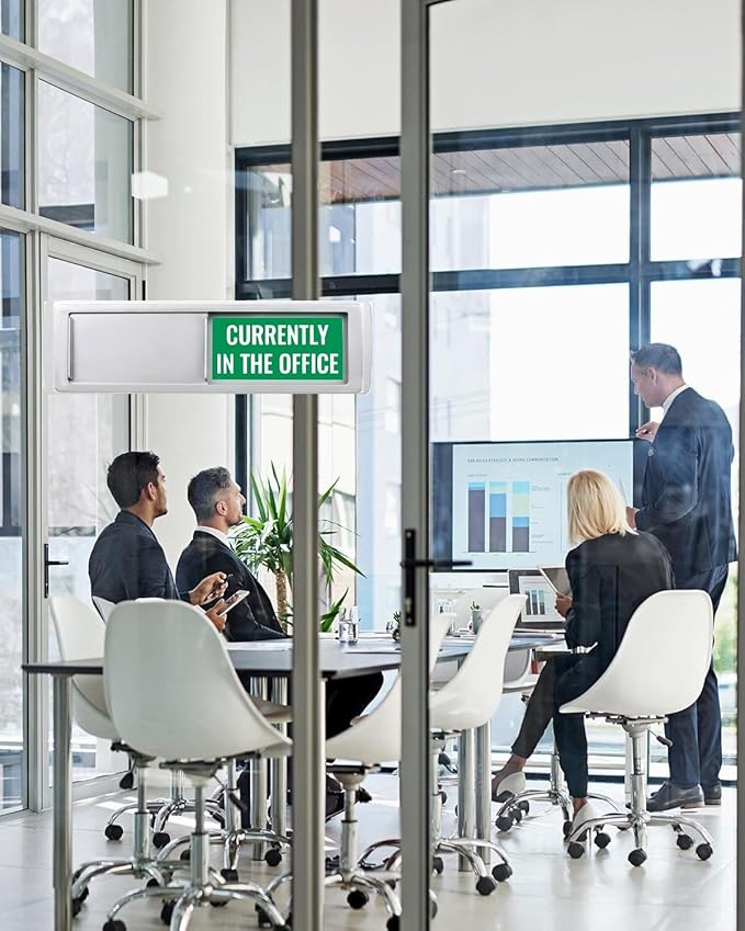 Currently In/Out of Office Magnetic Door Sign - Image 5