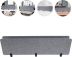 Clamp-On Acoustic Desk Divider, Desktop Privacy Panel, Sound Absorbing - Image 8