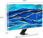 Baocicco Royal Blue Marble Waterproof Computer Monitor Dust Cover 22, 25 Inch - Image 5