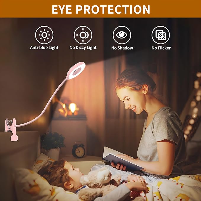 iZELL Desk Lamp, LED Reading Light - Image 4