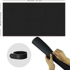 ZORESYN PU Leather Desk pad Black - Image 2