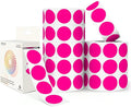 Fluorescent Pink 1 Inch Round Color Coding Dot Labels, 10 Rolls 10000 Dot by Unknown