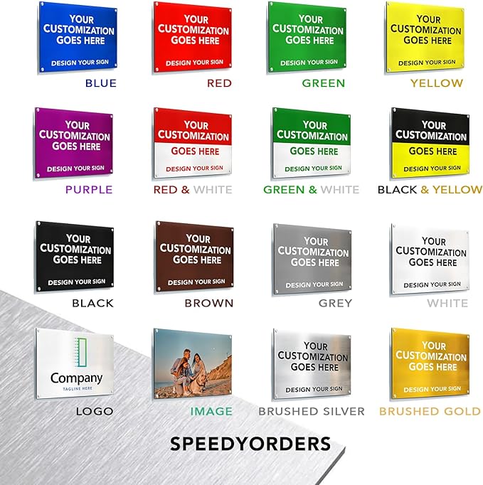 Custom Metal Signs, Personalized Aluminum, Customized Safety, Business Signs - Image 3