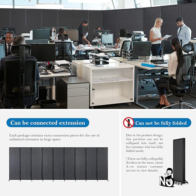 Strongbird Office Divider, Room Partition, Privacy Partition Separator - Image 3