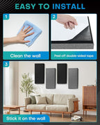 4Pack Fiberglass Acoustic Panels, Self Adhesive Sound Proof Foam Panels - Image 8
