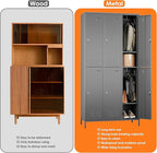 SUPEER 6 Doors Metal Lockers for Employees - Image 6