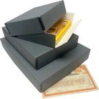 Lineco Museum Archival Storage Box, 11.75x15.25x3 in. Drop Front Design. - Image 8